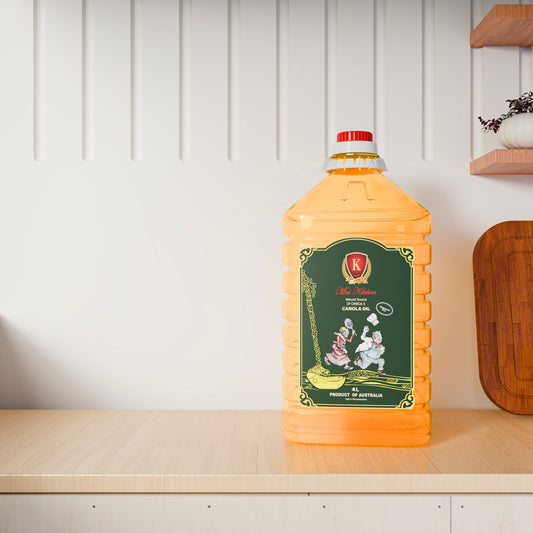 MasKitchen Canola Oil 4L 100% Australian Non-GMO High Smoke Point