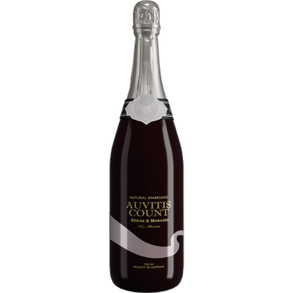 Auvitis Count Non-Alcoholic Sparkling Pink Grape Juice 750ml Low Sugar 6 bottles