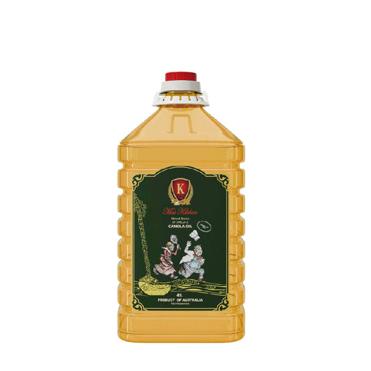 MasKitchen Canola Oil 4L 100% Australian Non-GMO High Smoke Point