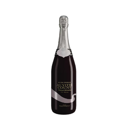Auvitis Count Non-Alcoholic Sparkling Pink Grape Juice 750ml Low Sugar 6 bottles